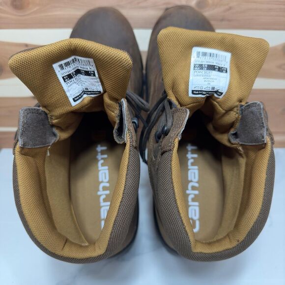Carhartt Men\'s 6-Inch Leather Bison Brown Waterproof‎ Work Hiker Size 14 - NEW Carhartt CMW6220 Men main image 3